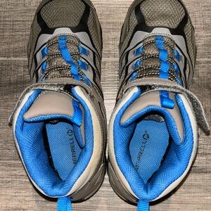 Merrell  MOAB MID AC WTRPF Hiking Boots Select Grip Sz 7 Gray and Blue
